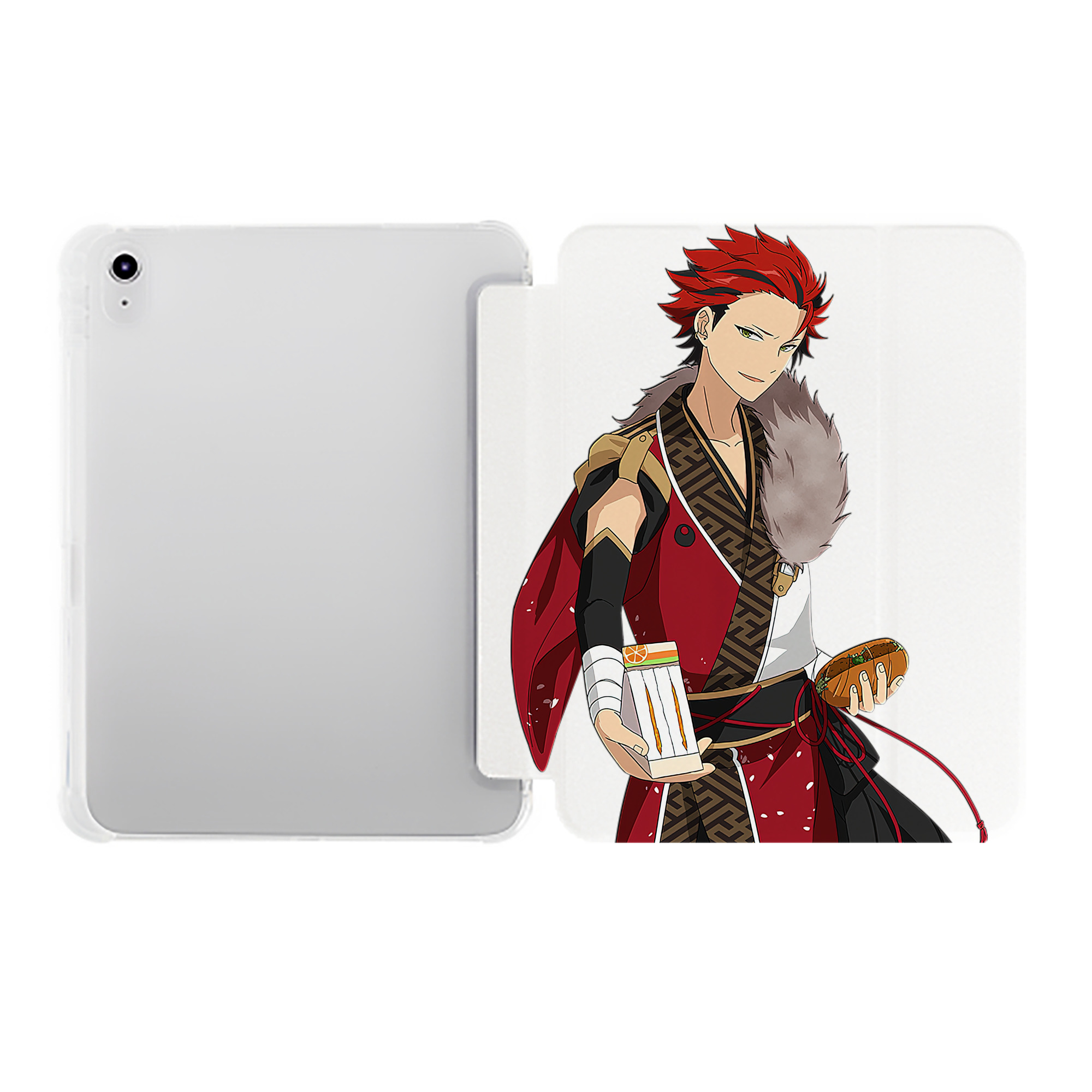 （画像用） あんさんぶるスターズ! Ensemble Stars IPad ケース ペン収納付き 三つ折りスタンド PUレザー×シリコン 対応機種9.5/10.5/10.9インチ